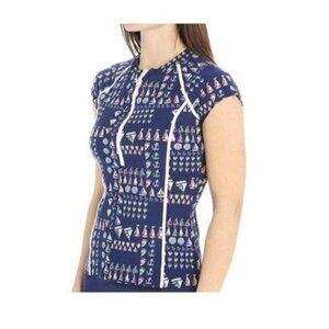 Sperry Whatever Floats Your Boat Navy Sailboat Anchor Rash Guard